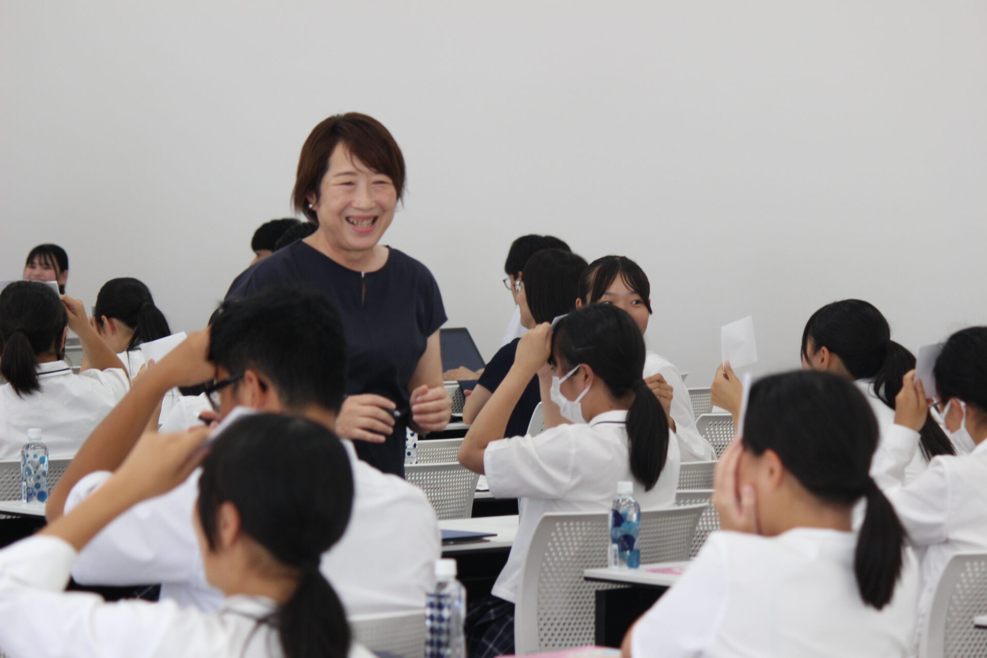 大学見学会（新居浜南高校１年生が来学）