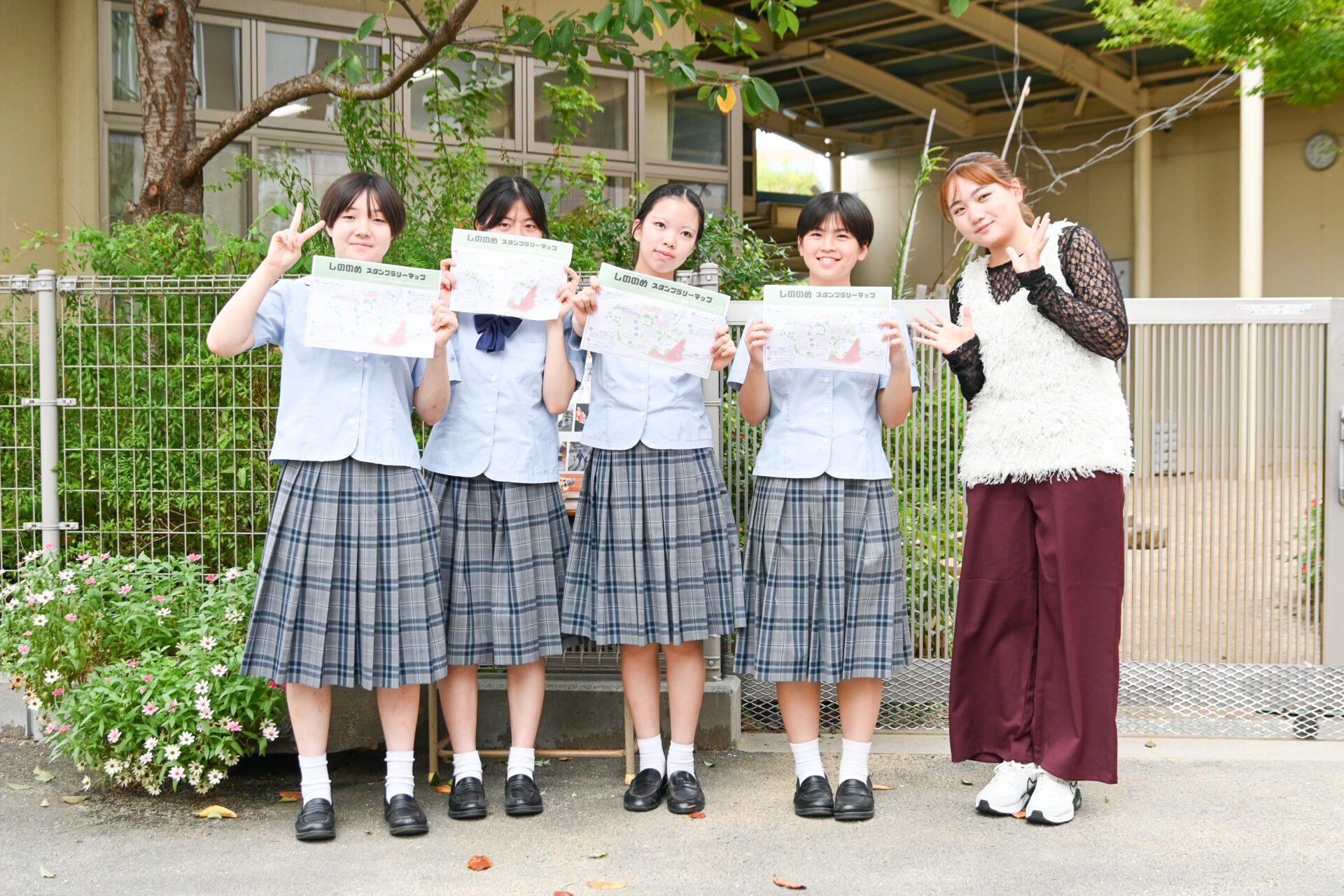 大学見学会（松山東雲中学校3年生が来学）